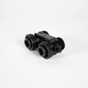 External in-line mixing valve