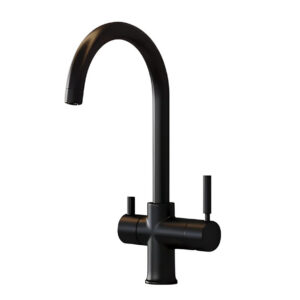 Faucet C-Shape Fizzy Brushed Chrome