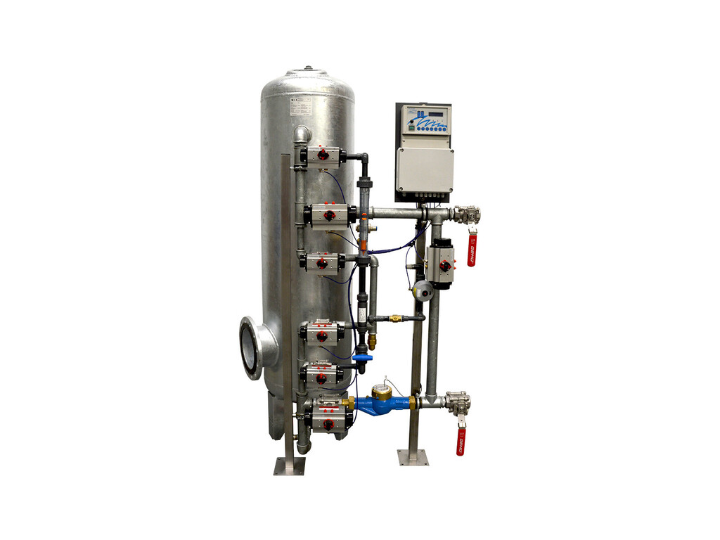Multi-valve Simplex High Pressure Softener - PN16 - dia 500 - With bypass