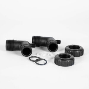 WS1 Fitting 1" Plastic Male BSPT Elbow assy