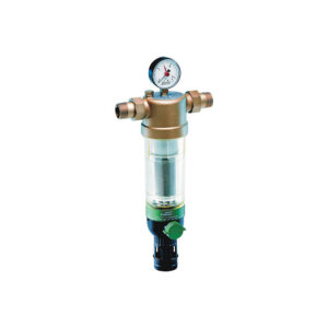 Selfcleaning filter threaded connection